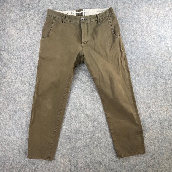 Levi's Other - Levi’s Made And Crafted Mens Pants Sz 33 Khaki Chino Button Fly Preppy